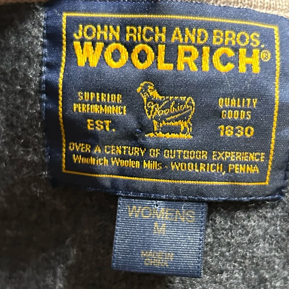Vintage Woolrich Wool Sheep Vest M - Picture 3 of 4